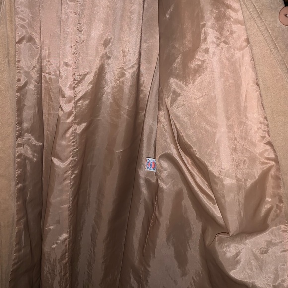 Ladies Julian Gold suede trench coat size 6 - Picture 5 of 8